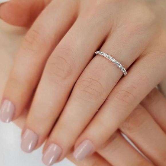Jewelry - NEW STERLING SILVER FULL ETERNITY RING